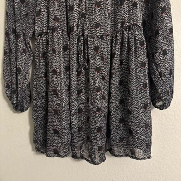 Melloday Women’s Dress Long Sleev V Neck Size Medium - Picture 5 of 10